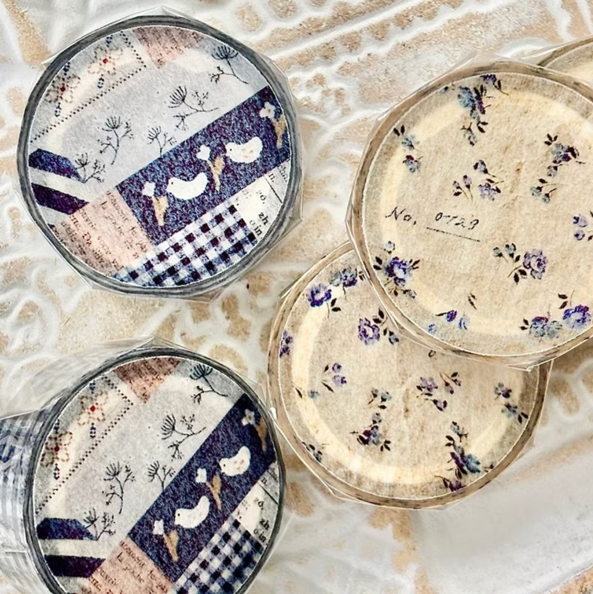 Pion Washi Tape - Vintage Garden (2 designs)