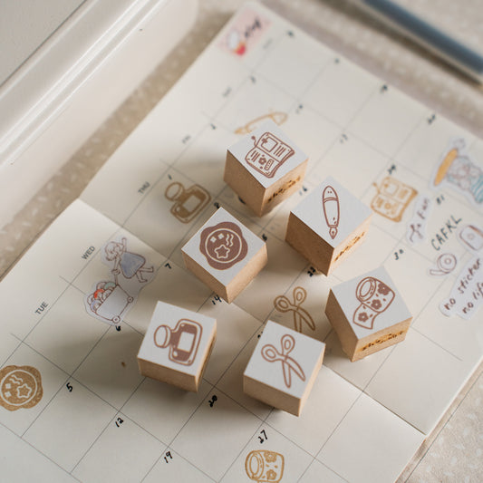 Sho Little Happiness Rubber Stamp - Stationery Series
