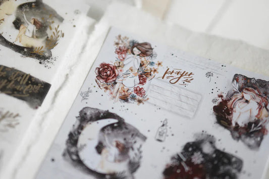 Black Milk Project Paper Sticker Sheet - Prayer