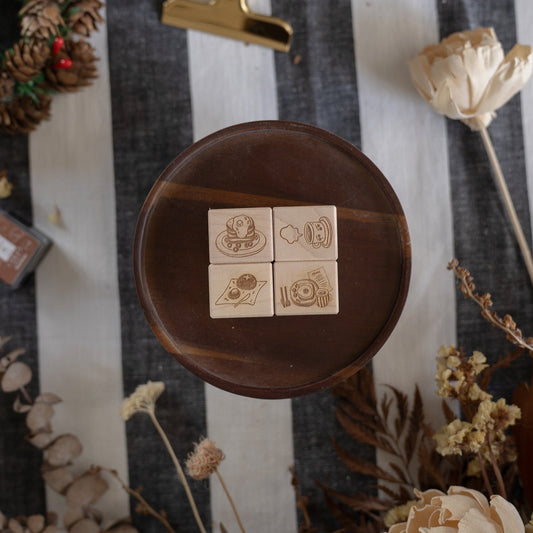 Sho Little Happiness Rubber Stamp Set Tea Time