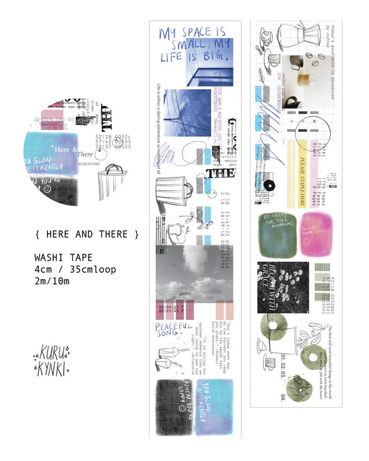 Kurukynki Washi Tape - Day to Day Here and There
