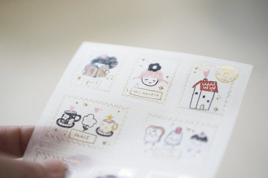 Black Milk Project Washi Sticker Sheet with Gold Foil - This Moment