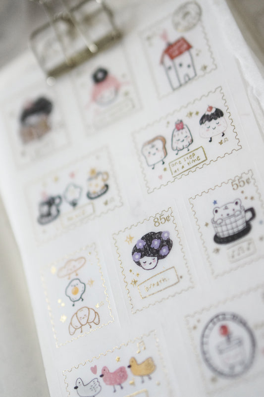 Black Milk Project Washi Sticker Sheet with Gold Foil - This Moment