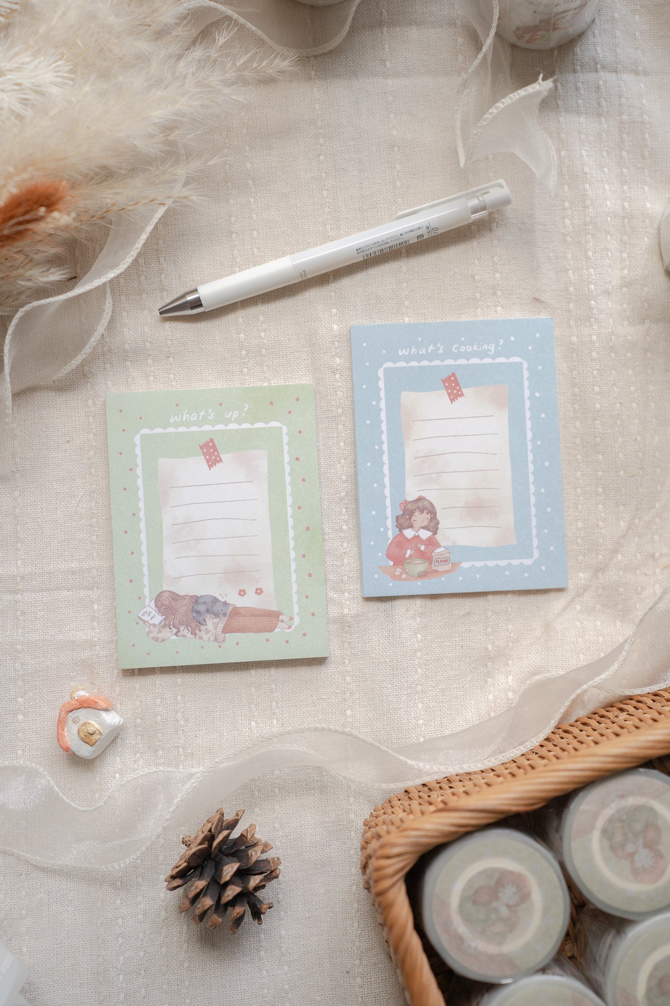 Sho Little Happiness Memo Pad - What's Up