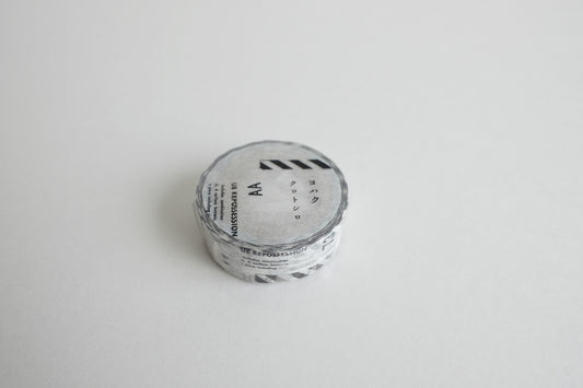 YOHAKU Washi Tape Black and White Y-010