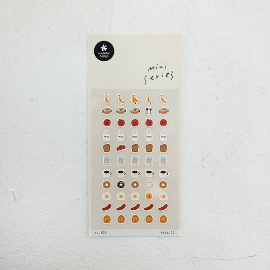 Suatelier Deco Food 02 Mini Series Stickers