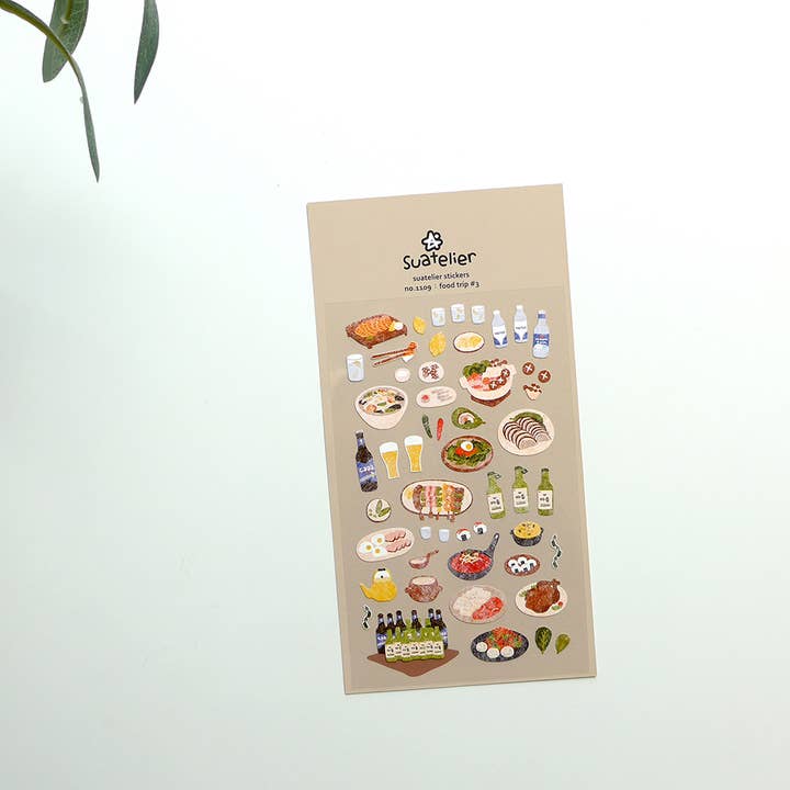 Suatelier Food Trip #3 Stickers