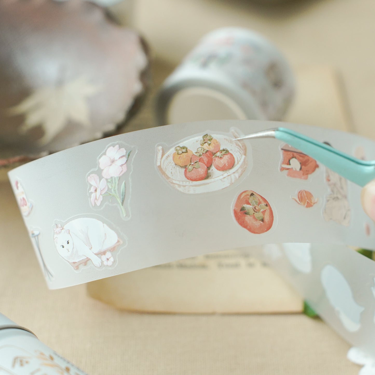 Teayou Kiss Cut PET Tape - Aki No Heya