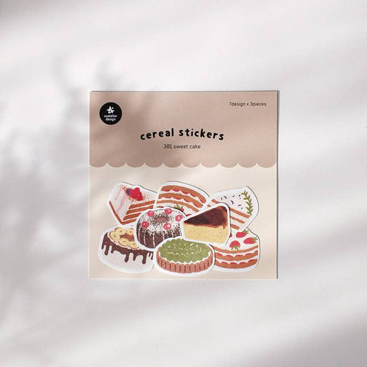 Suatelier Cereal Stickers - Sweet Cake