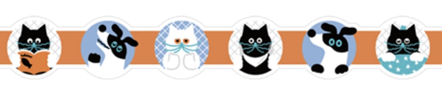 King Jim Hitotoki Soda Transparent Masking Tape - Face
