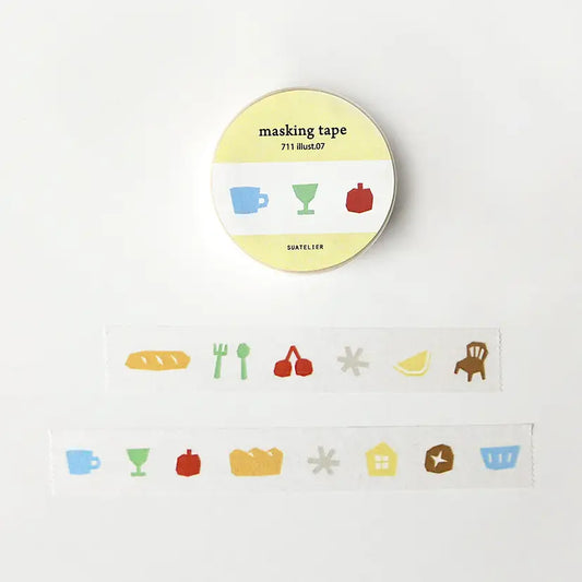 Suatelier Masking Tape - Illust.07
