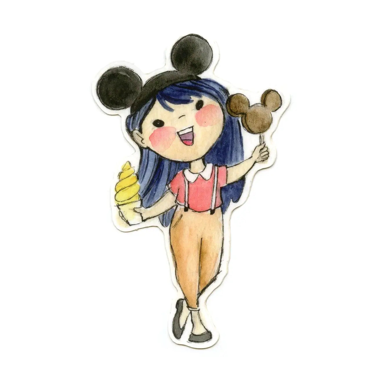 Le Petit Elefant Vinyl Sticker - Disney Girl