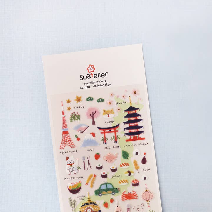 Suatelier Daily in Tokyo Stickers