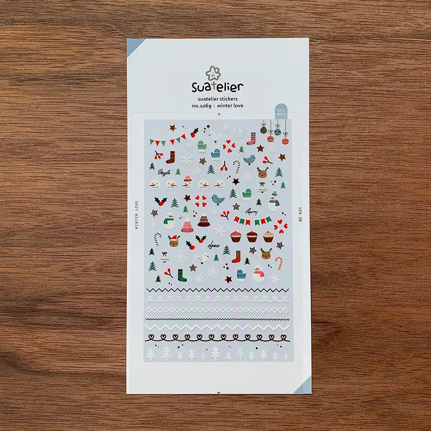 Suatelier Winter Love Sticker Sheet