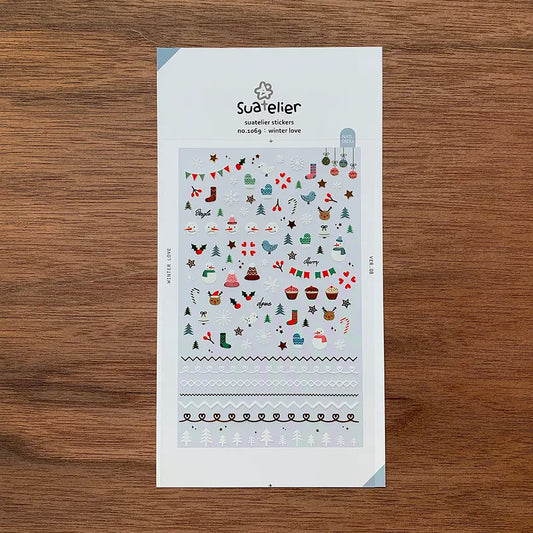 Suatelier Winter Love Sticker Sheet