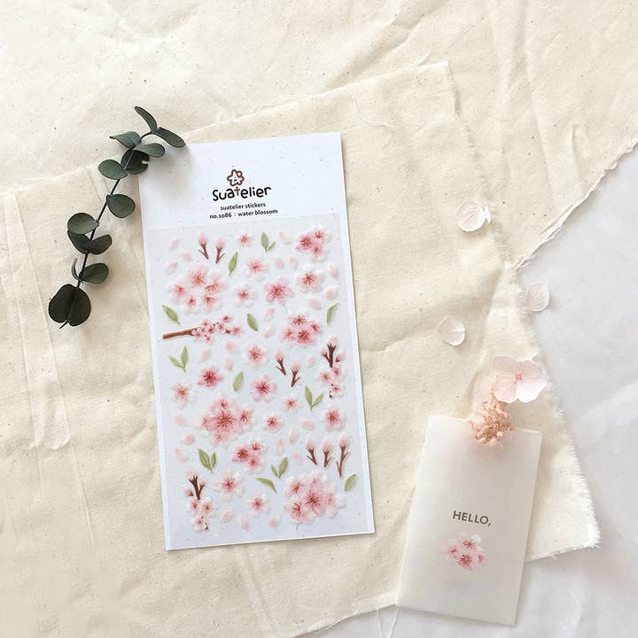 Suatelier Water Blossom Stickers