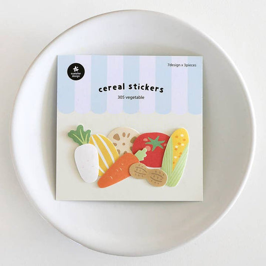 Suatelier Cereal Stickers - Vegetable