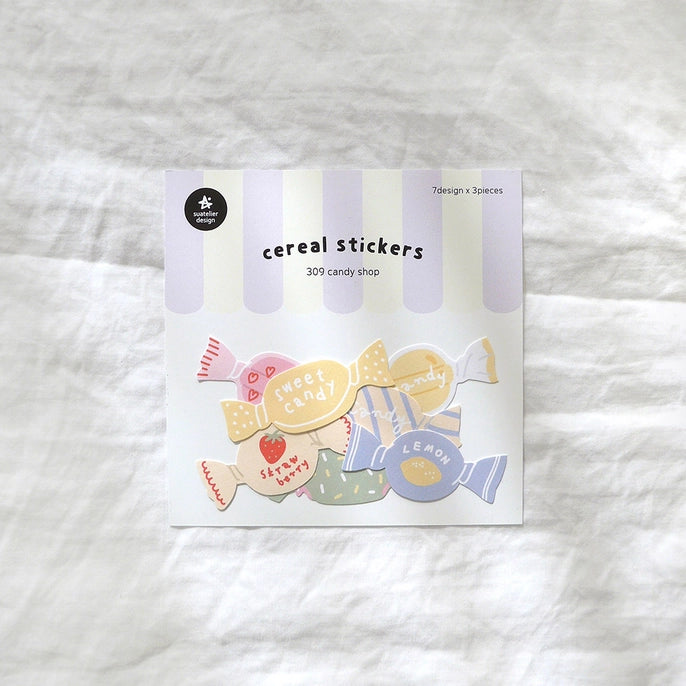 Suatelier Cereal Stickers - Candy Shop