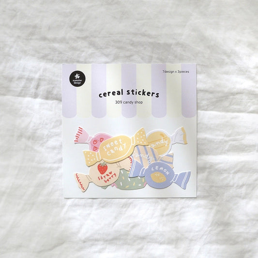 Suatelier Cereal Stickers - Candy Shop