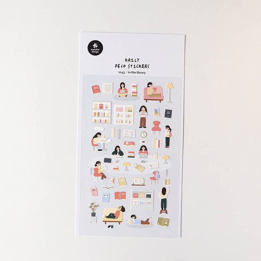 Suatelier In The Library Stickers