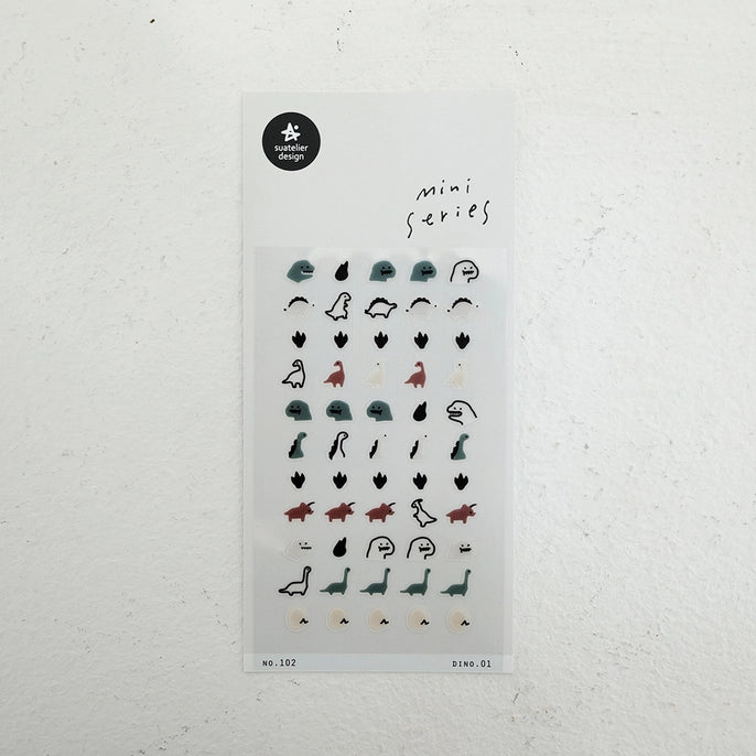 Suatelier Dino 01 Mini Series Stickers