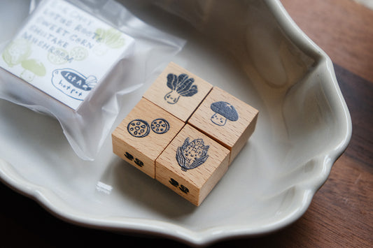 Eileen Tai Rubber Stamp - Hotpot Lover Ingredients Set A