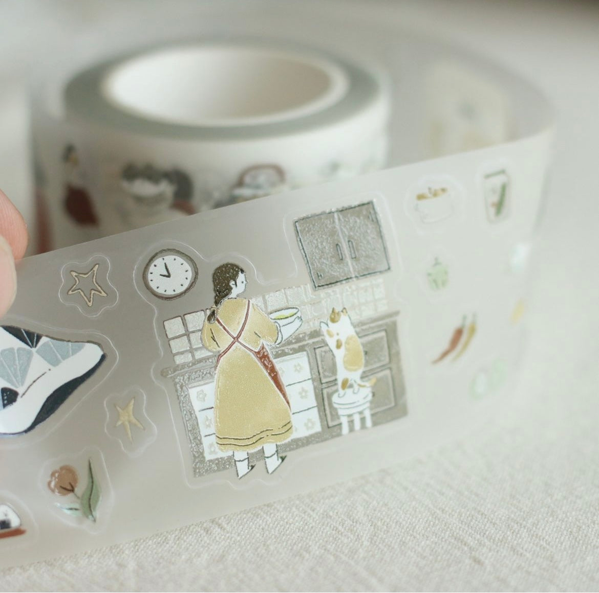 Teayou Kiss Cut PET Tape - Uchi no Neko