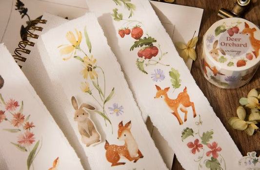 wwiinngg Washi Tape - Deer Orchard