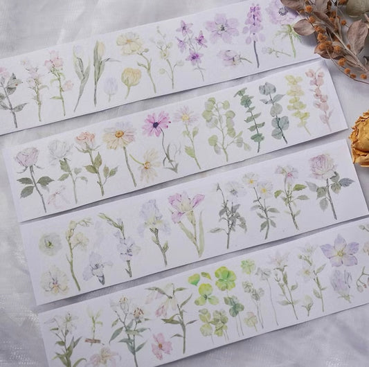 Wanle Studio Washi Tape - Flowers