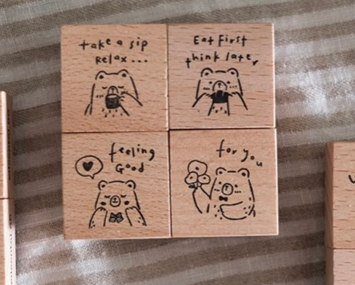 Eileen Tai Rubber Stamp - Beary Ordinary Days