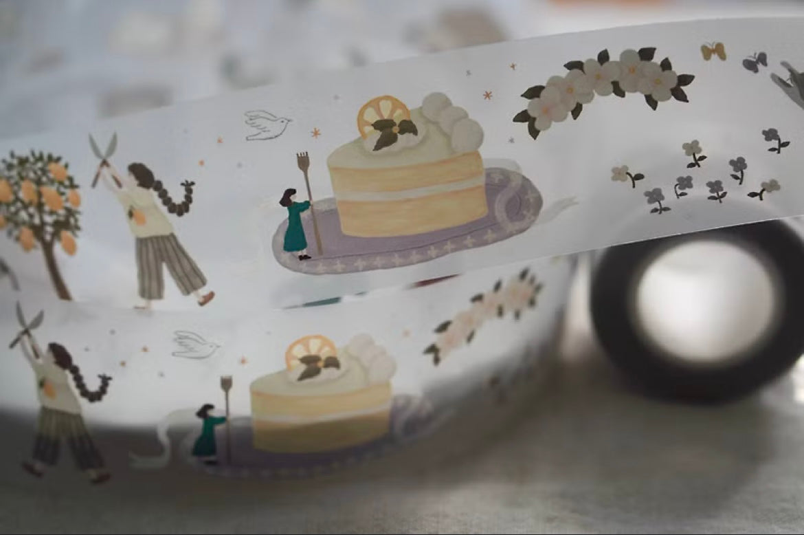 Ivy Snow PET Tape - Lemon Tree
