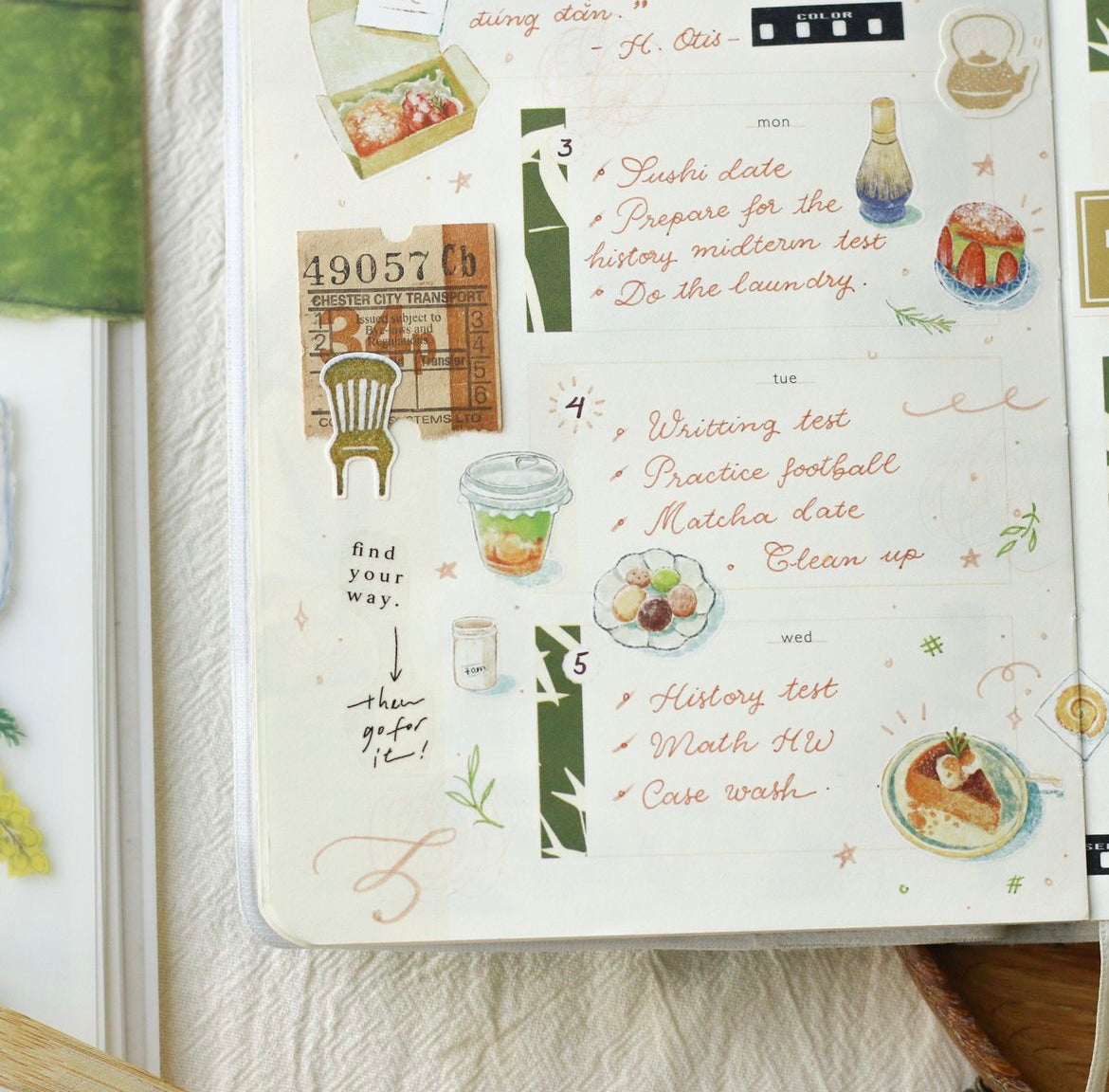 Teayou Transfer Stickers - Matcha Garden