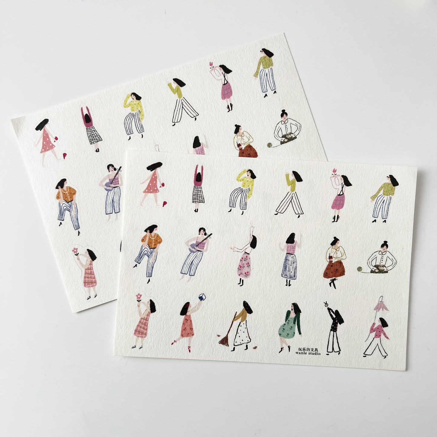 Wanle Studio Stickers - Volume 5 Cute Girls