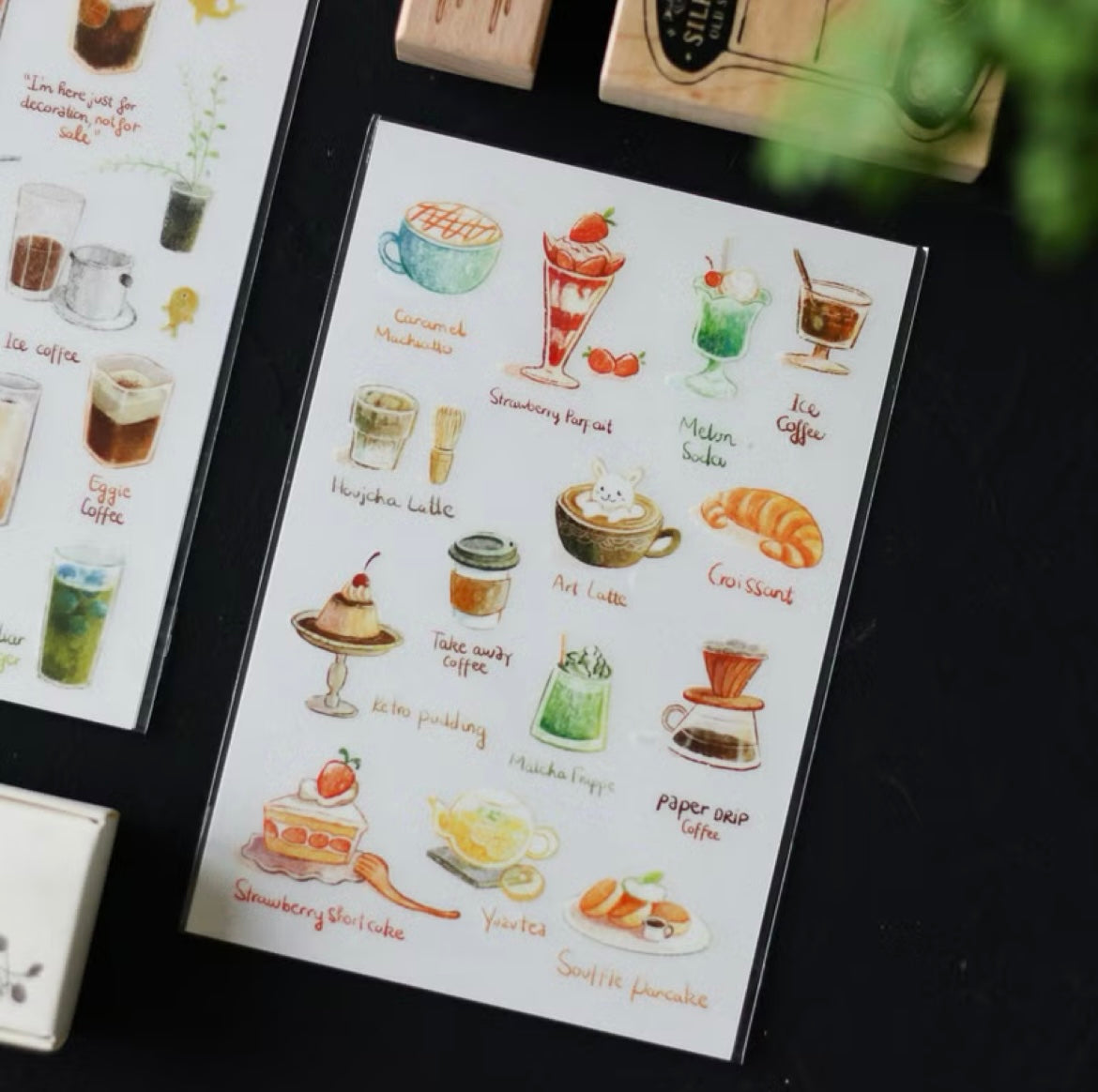 Teayou Transfer Stickers - Drinks