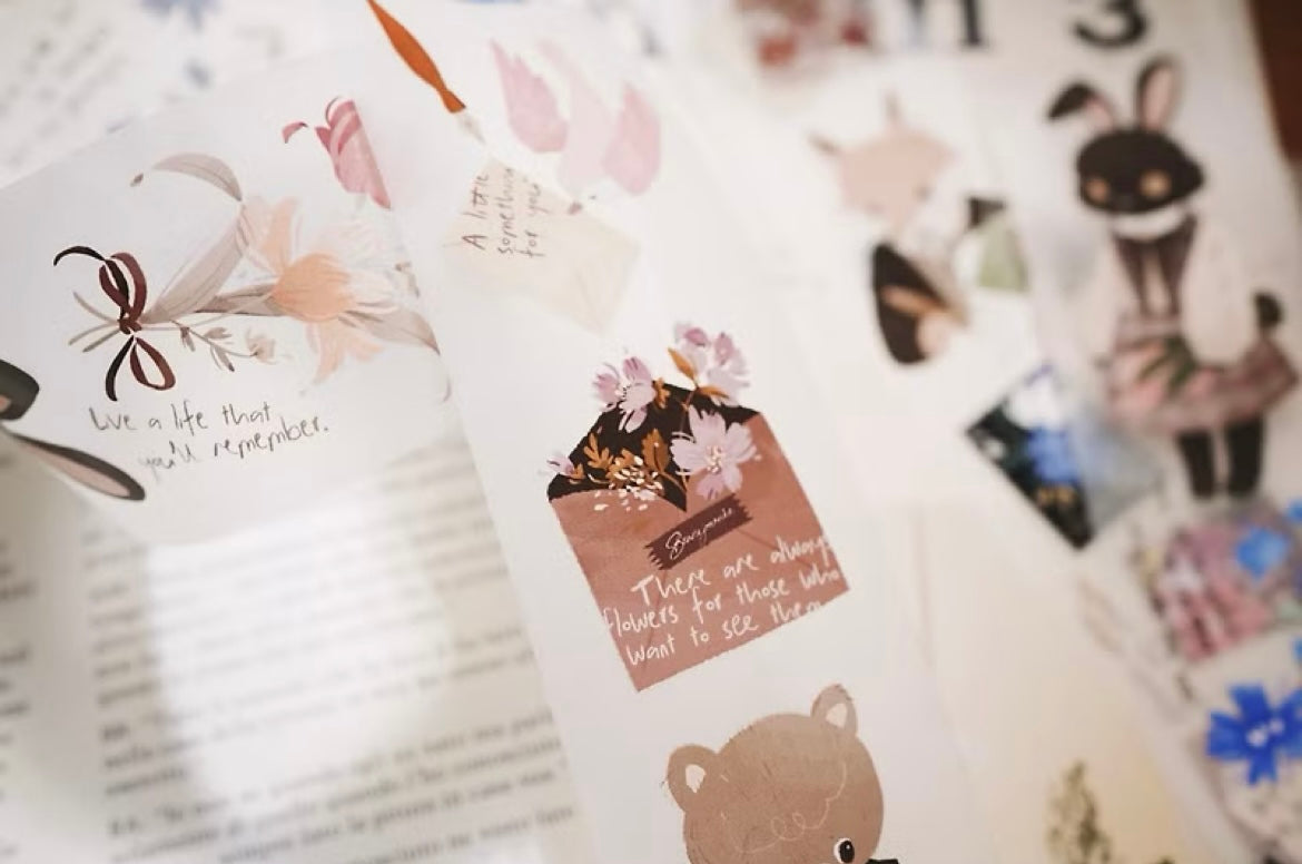 wwiinngg PET Tape - Tea, Coffee, Books and Flowers