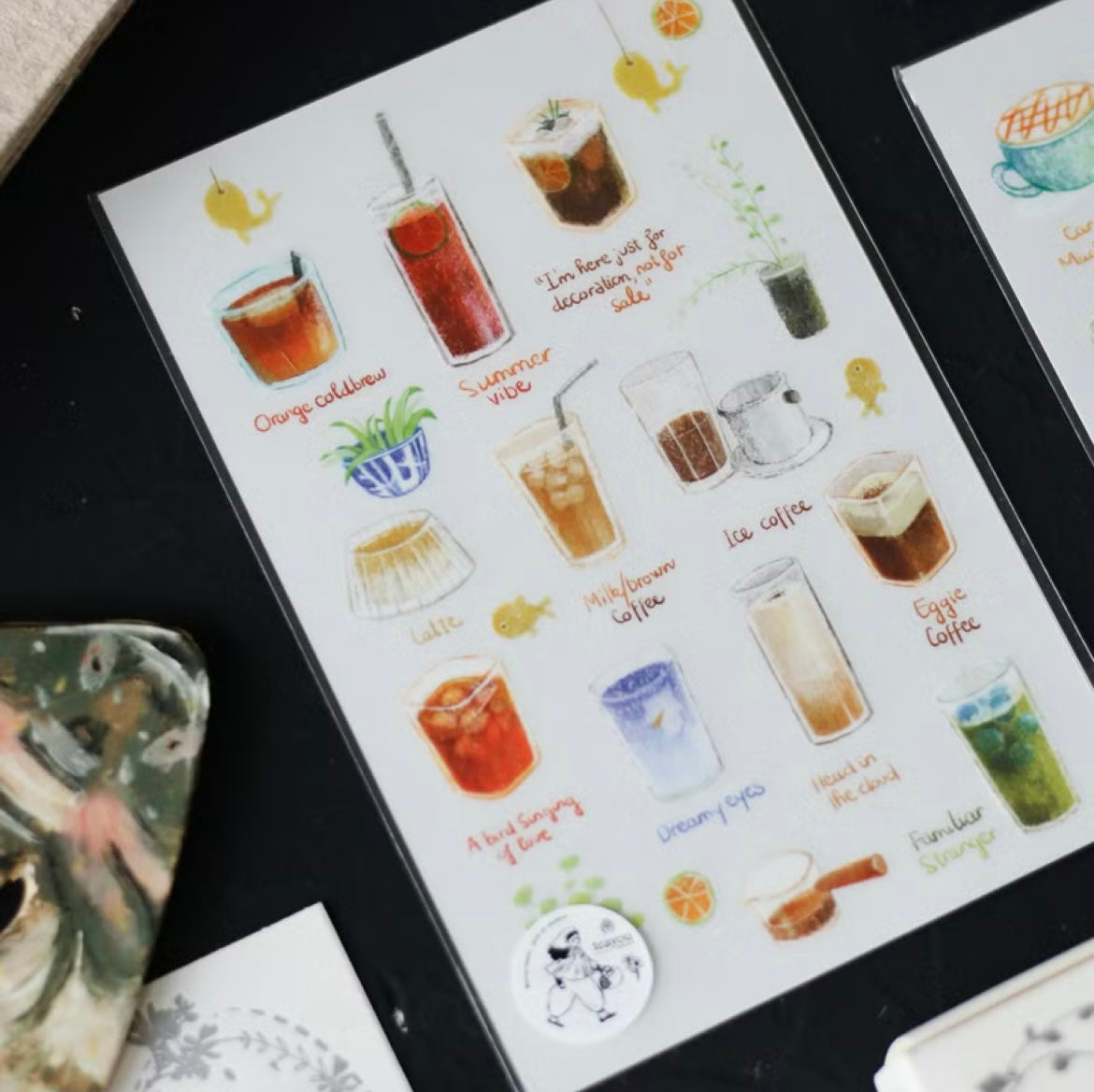 Teayou Transfer Stickers - Drinks