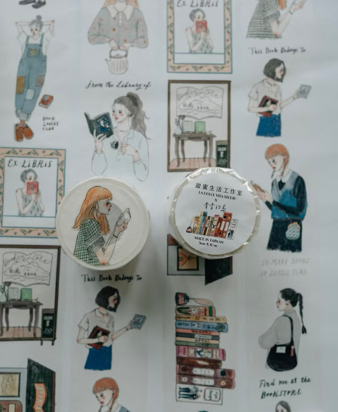 La Dolce Vita Washi Tape - Life in a Bookstore