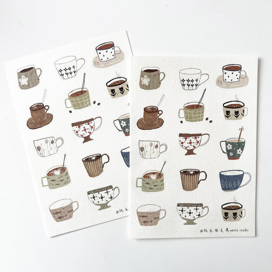 Wanle Studio Stickers - Volume 3 Cups