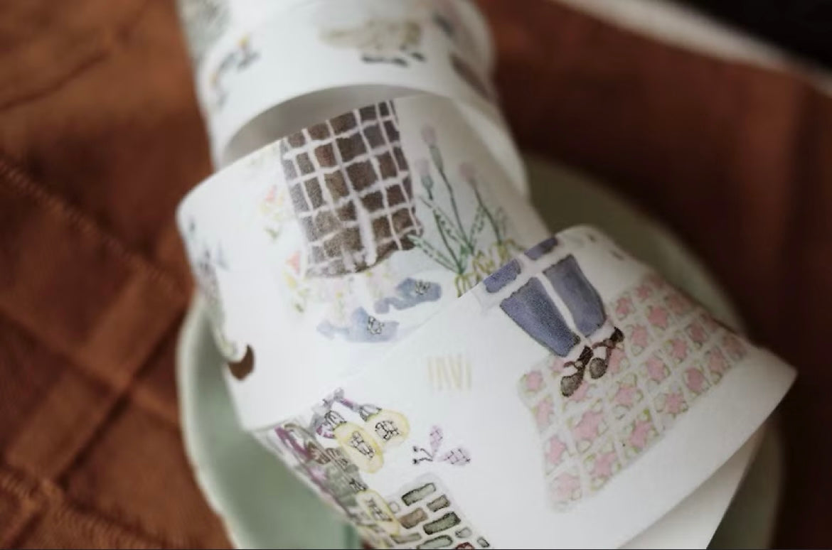 Miss Hoegg Washi Tape - Corner Garden