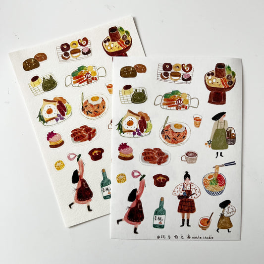 Wanle Studio Stickers - Volume 8 Delicious Food