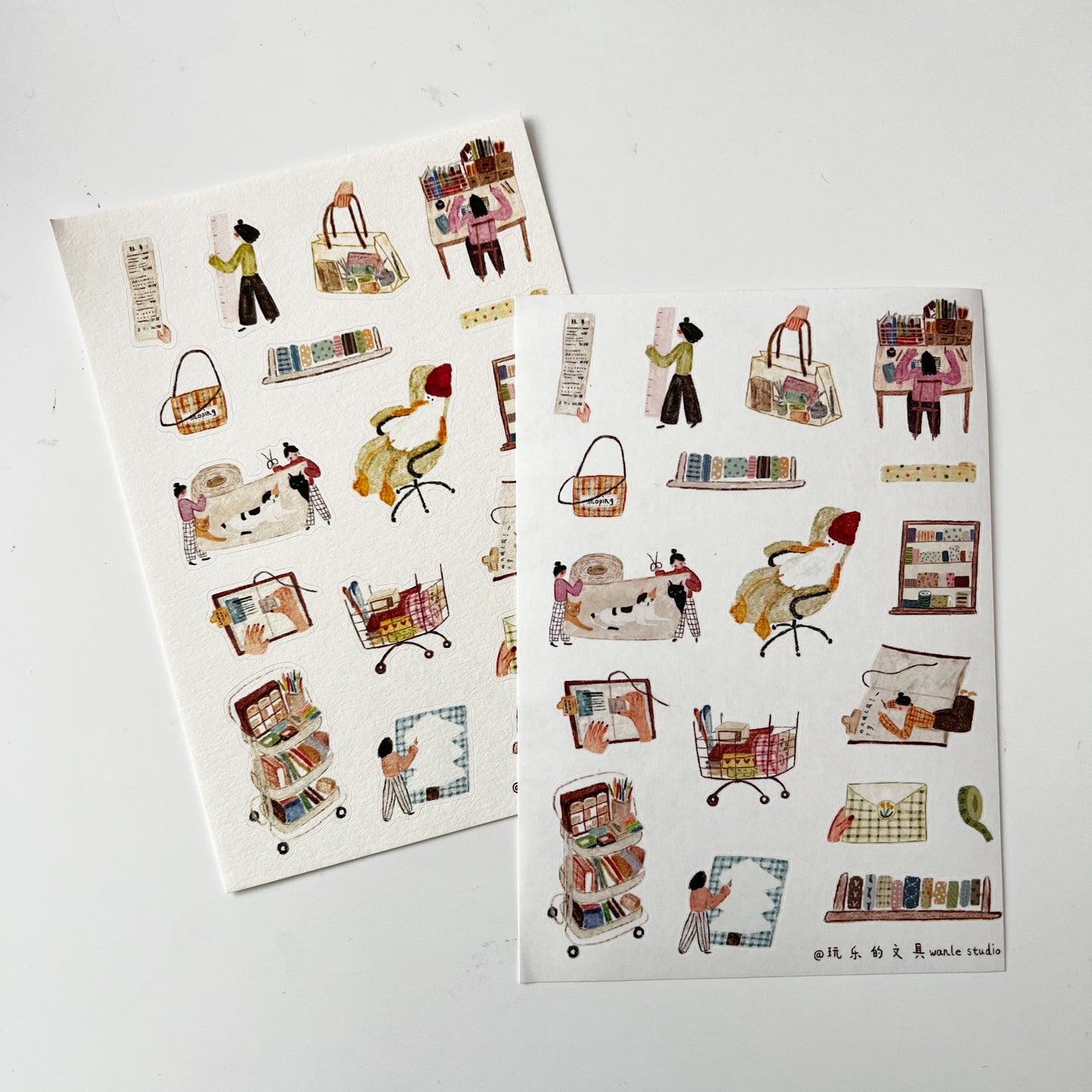 Wanle Studio Stickers - Volume 8 Stationery Lover