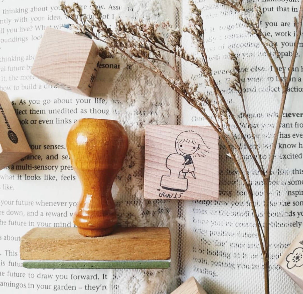 Eileen Tai Rubber Stamp - Mini Girls Series STATIONERY