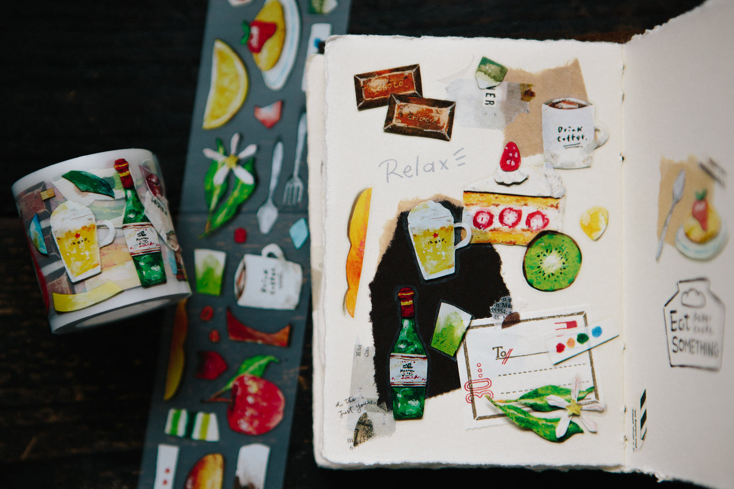 OURS Studio PET Tape - Paper Craft Eat Something