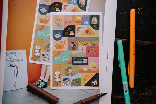 OURS Studio Sticker Sheets - Those Little Thoughts