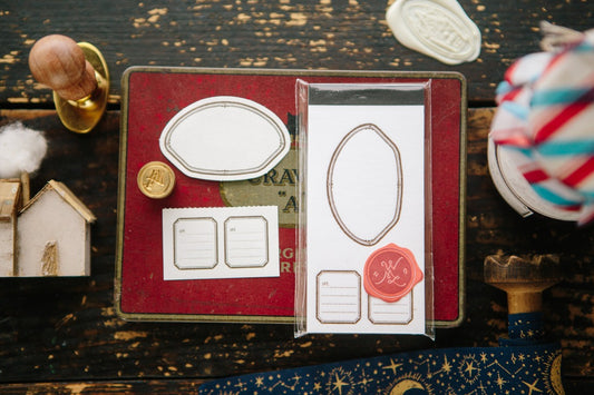 OURS Studio Label Letterpress Book - Shell