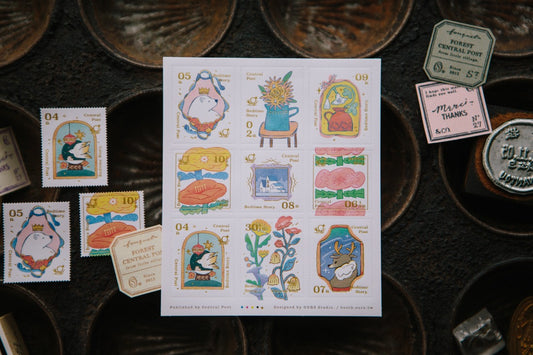 OURS Studio Stamp Stickers - Bedtime Story