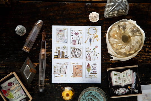 OURS Studio Stamp Stickers - Desk of Botanist