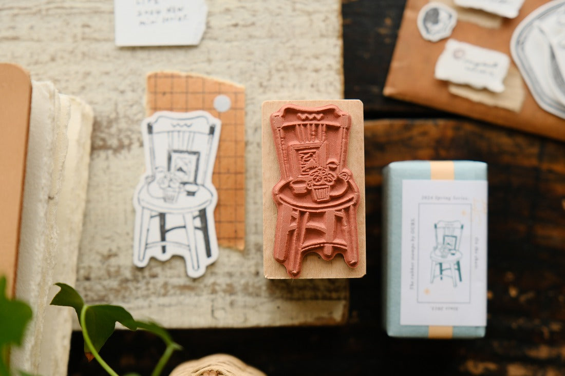 OURS Studio Rubber Stamp - On the Chair