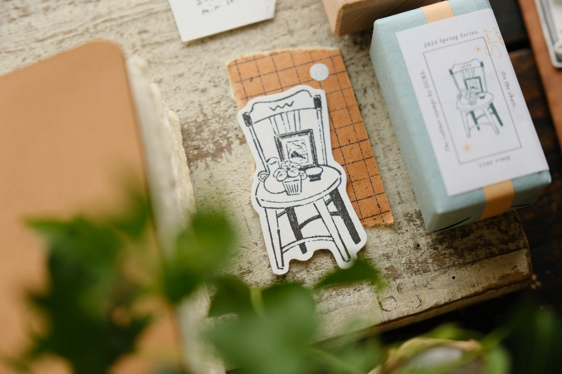 OURS Studio Rubber Stamp - On the Chair