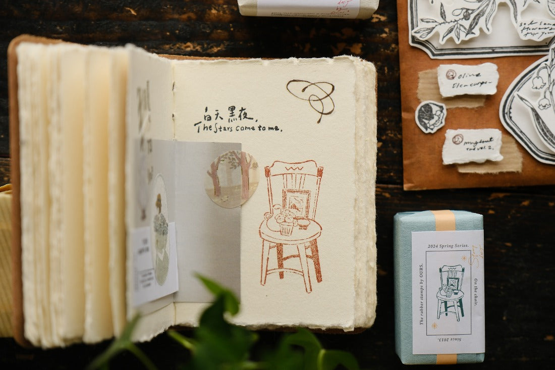 OURS Studio Rubber Stamp - On the Chair